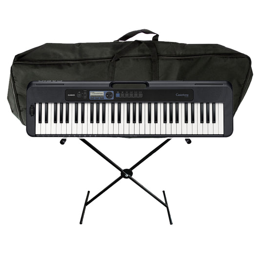 Combo Casio CT-S300 Teclado sensible base estuche adaptador